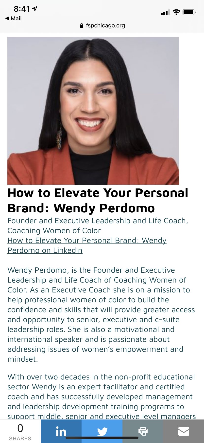 How to Elevate Your Personal Brand — FSP Chicago